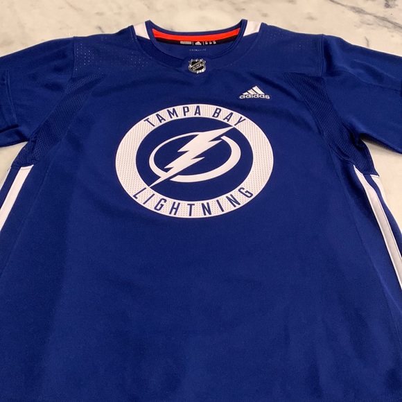 adidas Other - Tampa Bay Lightning Royal Adidas Authentic Practice Jersey